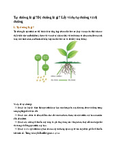 Tự dưỡng là gì? Dị dưỡng là gì? Lấy ví dụ tự dưỡng và dị dưỡng - Sinh học 9