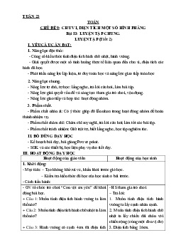 Bài 53: Luyện tập chung - Tiết 2 | Giáo án Toán 3 | Kết nối tri thức