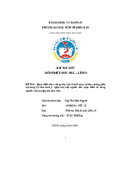 Quan điểm biện chứng duy vật về mối quan hệ biện chứng giữa nội dung và hình thức  - Triết học Mác Lenin | Đại học Kinh Tế Quốc Dân