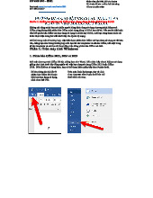 HƯỚNG DẪN CÀI ĐẶT Crystal BALL 11 & Microsoft Office (IE0 01)