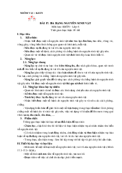 Chủ đề 8. Bài 17: Đa dạng nguyên sinh vật | Bài giảng KHTN 6 | Cánh diều