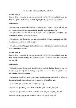 Giải Địa lí 10 Bài 7: Ngoại lực | Chân trời sáng tạo