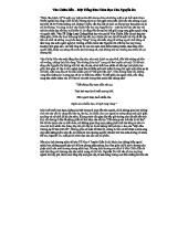 Văn Chiêu Hồn - Tình Thương Nhân Đạo Trong Thơ Nguyễn Du