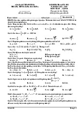 Đề giữa kì 1 Toán 10 năm 2024 – 2025 trường THPT Lương Đắc Bằng – Thanh Hóa