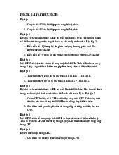 Câu hỏi Ôn tập Kiến trúc máy tính 2024 - Bài tập thực hành và giải thích | Đại Học Nội Vụ Hà Nội