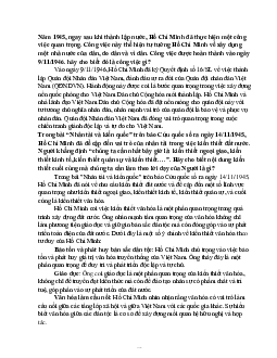 Tài liệu Tư tưởng Hồ Chí Minh trong thời kì quá độ/ Đại học nội vụ Hà Nội