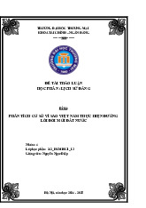 Phân Tích Đường Lối Đổi Mới Đất Nước | Bài thảo luận lịch sử đảng