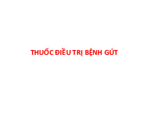thuốc trị gút