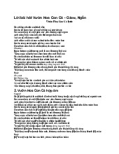 Lời bài hát Vườn Hoa Con Cá - O.lew, Ngắn