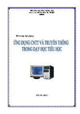 Đề cương Ứng dụng Công nghệ thông tin và truyền thông trong Dạy học Tiểu học | Đại học Bách Khoa Hà Nội