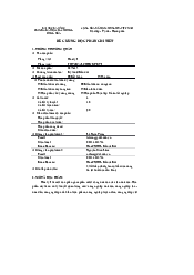 Đề cương học phần chi tiết - Hóa lý 1| Trường đại học Bách Khoa, Đại học Đà Nẵng