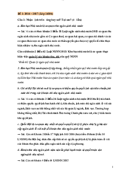 Đề thi môn lý luận nhà nuowvs và pháp luật