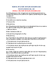 Ôn thi Môn Chủ nghĩa Xã hội Khoa học | Trường Cao đẳng Du lịch Sài Gòn