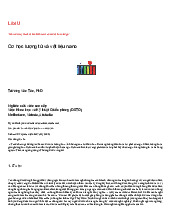 Cơ học lượng tử và vật liệu nano | Cơ học lượng tử | Trường Đại học Khoa học Tự nhiên, Đại học Quốc gia Hà Nội