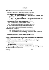 Tiểu luận về Đại đoàn kết toàn dân tộc | Môn Tư tưởng Hồ Chí Minh - Đại học Sư phạm Thành phố Hồ Chí Minh