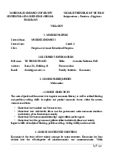 Microeconomics 1 Syllabus for Advanced Educational Program | Microeconomics | Trường Đại học Quốc tế, Đại học Quốc gia Thành phố Hồ Chí Minh