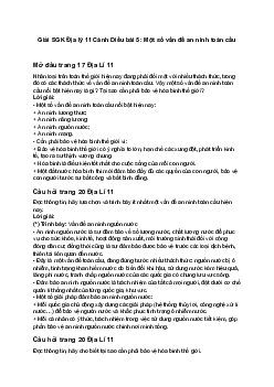 Giải SGK Địa lý 11 Cánh Diều bài 5: Một số vấn đề an ninh toàn cầu