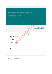 Trắc nghiệm văn hóa kinh doanh và tinh thần khởi nghiệp | Đại học Bách Khoa Hà Nội