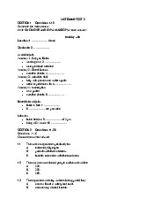 Bài kiểm tra Listening số 2