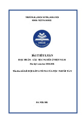 Lễ Hội Lồng Tồng của Tộc Người Tày | Môn Các tộc người ở Việt Nam - Đại học Sư Phạm Hà Nội