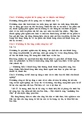 Câu hỏi về Marketing: Phân biệt giữa Marketing và Bán hàng | Marketing | Đại học Hàng hải Việt Nam