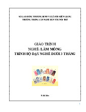 Giáo trình Nghiên cứu làm móng | Trường Cao đẳng Kinh tế - Kỹ thuật Trung ương