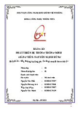 Báo cáo Hệ thống tự động phân loại email theo chủ đề môn Phát triển hệ thống thông minh | Học viện Công Nghệ Bưu Chính Viễn Thông