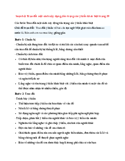 Soạn bài Trao đổi một cách xây dựng, tôn trọng các ý kiến khác biệt trang 39 | Ngữ Văn 7 Chân Trời Sáng Tạo tập 2