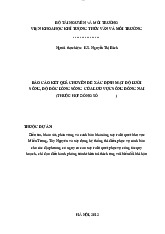 Báo cáo Chuyên đề Xác định mật độ lưới sông, độ dốc lòng sông của lưu vực sông Đồng Nai môn Địa lý thủy văn | Đại học kinh tế Quốc dân