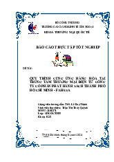 Báo cáo thực tập tốt nghiệp: Quy trình cung ứng hàng hóa tại FAHASA | Thương mại điện tử | Đại học Tôn Đức Thắng