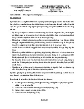 Đề Kiểm Tra Thường Kỳ 1 - Phân Tích Thiết Kế Hệ Thống