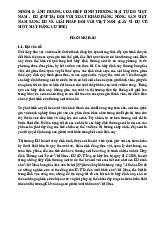 Nhóm 8: ảnh hưởng của hiệp định thương mại tự do Việt Nam - eu (evfta) đối với xuất khẩu hàng nông sản Việt Nam sang EU và giải pháp đối với Việt Nam môn Thống kê trong kinh tế và kinh doanh | Trường Đại học Kinh Tế Quốc Dân