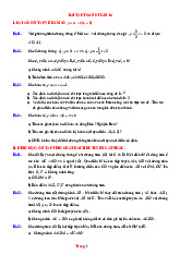 Bài Tập Toán 9 Tuần 15 Có Lời Giải Chi Tiết