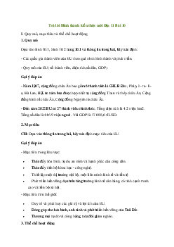 Giải Địa lí 11 Bài 10: Liên minh châu Âu | Chân trời sáng tạo