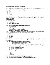 Câu hỏi trắc nghiệm - Môn Thị trường và các định chế tài chính - Đại Học Kinh Tế - Đại học Đà Nẵng