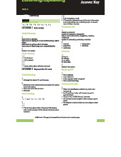 Skillful LS3 Listening & Speaking Answer Key for Level 3