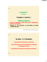 Bài giảng 6 chương 4: Differentiation | Môn kinh tế vi mô