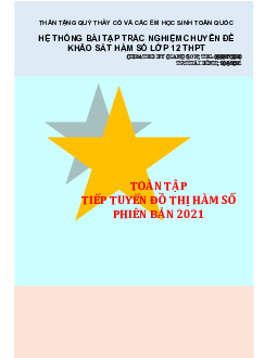 Toàn tập tiếp tuyến đồ thị hàm số Toán 12