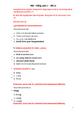 Đáp Án câu hỏi trắc nghiêm môn Nói tiếng Anh 4  | Trường đại học Mở Hà Nội