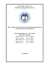 Đề tài Chiến lược kệnh phân phối của Gạo ST25 đối với đối tượng là khách hàng trung niên từ 40-65 tuổi tại Hà Nội môn Quản trị tài chính doanh nghiệp | Trường Đại học Kinh tế Quốc dân