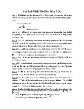 Đề cương môn hóa lý 1- Trường Đại học bách khoa - Đại học đà nẵng.