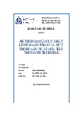 Báo cáo môn QTCL - quản trị chất lượng - Tham khảo | Đại học Hoa Sen