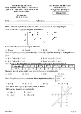 Đề thi thử tốt nghiệp THPT 2025 môn Toán liên trường THPT Quảng Nam
