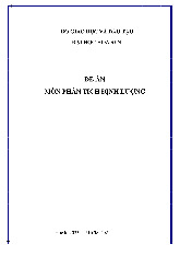 Các Phương Án Mở coffee | Đề án Phân Tích Định Lượng