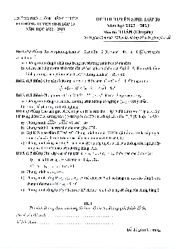 Đề tuyển sinh lớp 10 môn Toán (chuyên) năm 2022 – 2023 trường PTNK – TP HCM