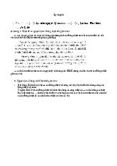 Chương 1-3 và Nguyên Lý Thứ Hai | Nhiệt động học và vật lý phân tử | Trường Đại học Khoa học Tự nhiên, Đại học Quốc gia Hà Nội