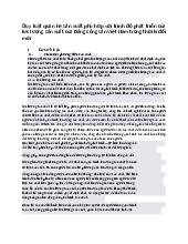 Quy luật quan hệ sản xuất và lực lượng sản xuất trong đổi mới Việt Nam | Môn Triết học Mác - Lênin - Đại học Bách Khoa Hà Nội