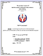 Vận dụng quy luật tâm lý xây dựng kế hoạch quảng cáo sản phẩm Cộng cà phê của Việt Nam sang thị trường Hàn Quốc | Tiểu luận Môn Tâm lý học kinh doanh - Đại học Sư phạm Kỹ thuật Thành phố Hồ Chí Minh