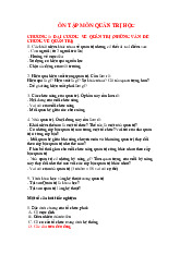 Đề cương môn Quản trị học - trường đại học kinh tế- tài chính thành phố Hồ chí minh.