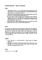 Lý thuyết môn kinh tế vĩ mô | Trường Đại học Kinh tế Thành phố Hồ Chí Minh